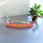 Pulseras tejidas con seda